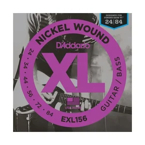 D‘addario EXL156Jeu de 6 corde pour Fender Bass VI 24-84 Nouvelle Collection