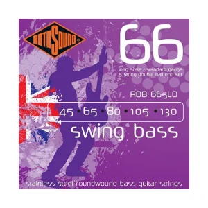 Rotosound RDB665LDJeu de 5 cordes Swing Bass Double Boules Standard 45-125 Vente Directe