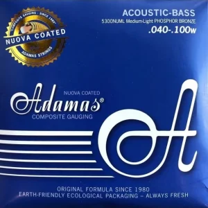 Adamas 5300NU-MLCordes pour basse acoustique phosphore bronze coated medium light 40-100 Seulement Aujourd'hui