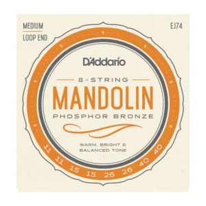 Affaire À Saisir D‘addario EJ74Jeu de cordes pour Mandoline Acoustique en phosphore bronze 11-40