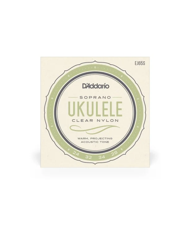 D‘addario EJ65SJeu de cordes Pro-Arté Custom pour Ukulélé Soprano Offre Limitée