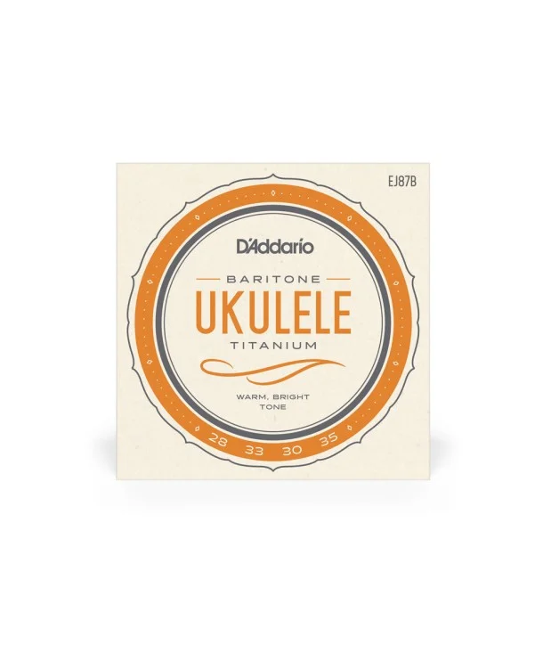 Certifié D‘addario EJ87BJeu de cordes Titanium pour Ukulélé Baryton