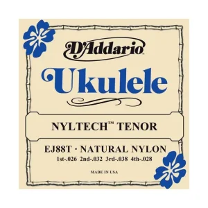 D‘addario EJ88TJeu de cordes pour Ukulélé Ténor Nyltech en Nylon naturel Prix Réduit
