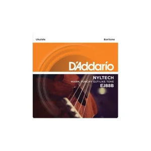 D‘addario EJ88BJeu de cordes pour Ukulélé Baryton Nyltech en Nylon naturel Satisfait Ou Remboursé
