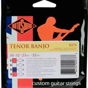 Rotosound RS75Jeu de cordes pour pour Banjo Tenor Missouri Commande En Gros