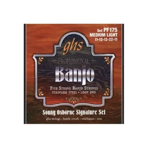 GHS PF175Jeu de 5 cordes pour pour Banjo SONNY OSBORNE SIGNATURE Commander Maintenant