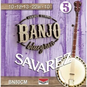 Prix Choc Savarez BN80CMJeu de cordes pour Banjo bluegrass Custom medium