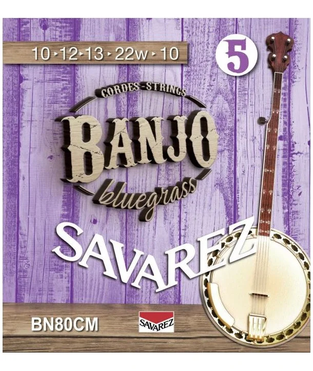 Prix Choc Savarez BN80CMJeu de cordes pour Banjo bluegrass Custom medium
