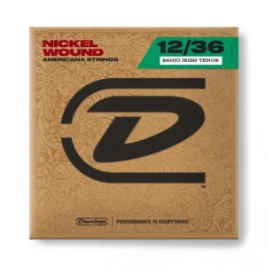 Remise Dunlop DJN1236Jeu de cordes pour Banjo ténor Irish Nickel