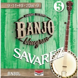 Populaire Savarez BN80LJeu de cordes pour Banjo bluegrass Light