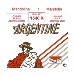 Argentine 1540XJeu de cordes Acier inoxydable pour Mandoline Argentine Haute Qualité