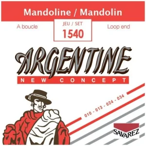 Vente Flash Argentine 1540Jeu de cordes standard Acier nu pour Mandoline Argentine