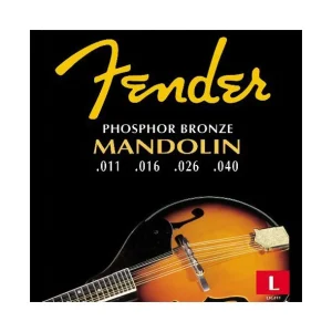 Commande En Gros Fender 2060LJeu de 8 cordes pour Mandoline Phosphore Bronze 11-40