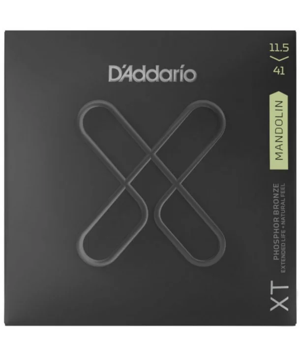 D‘addario XTM11541Jeu de cordes mandoline XT Phosphore bronze Medium/heavy 11,5-41 Promotion