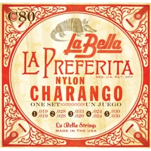 Achetez Aujourd'hui La Bella C80Jeu pour charango, nylon plein, 10 cordes (19/19-28/28-20/33-24/24-30/30)