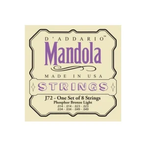 D‘addario EJ72Jeu de cordes pour Mandole Phosphore Bronze à boucle Light Dernière Chance