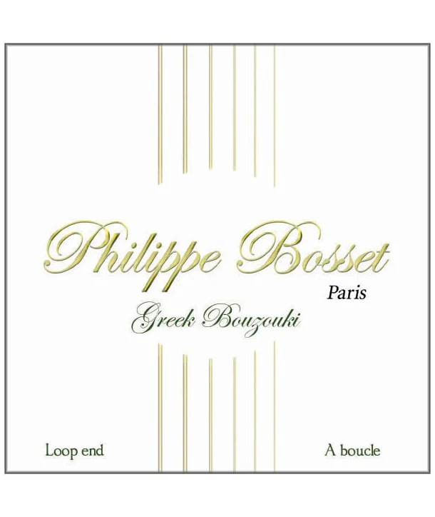 Meilleur Choix Philippe Bosset PBBOG1128Jeu de cordes pour Bouzouki Grec Argent