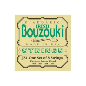 Nouveauté D‘addario EJ81Jeu de cordes pour Bouzouki Phosphore Bronze