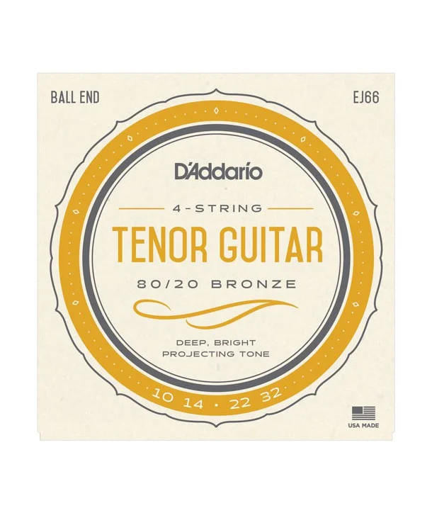 D‘addario EJ66Jeu de cordes pour Guitare Tenor 80/20 Bronze Light Offre Exclusive