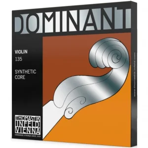 Thomastik 135Cordes pour violon Dominant tension moyenne 4/4 noyau synthétique Promotion
