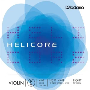 Vente Directe D‘addario H311 4/4MCorde à l‘unité Mi Helicore Medium 4/4