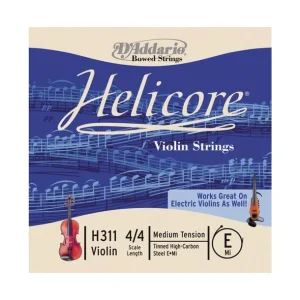 D‘addario H311W 4/4MCorde à l‘unité Mi filée Helicore Medium 4/4 Nouvelle Collection