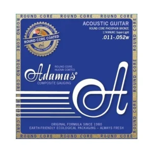 Meilleur Prix Adamas 1749NURCJeu de cordes pour guitare acoustique Adamas Nuova Phosphor bronze Coated réedition Tension Très Legere Réedition historique