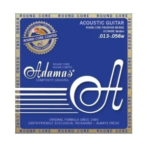 Adamas 1919NURCJeu de cordes pour guitare acoustique Adamas Nuova Phosphor bronze Coated réedition Tension moyenne Réedition historique Marque