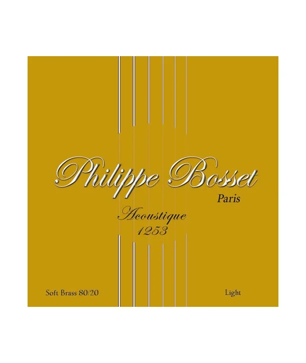 Philippe Bosset ACOU1253Jeu de cordes Folk Soft-brass 80/20 Light 12-53 Acheter Direct
