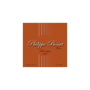 Haute Qualité Philippe Bosset ACP1047Jeu de cordes Folk Phosphore Bronze Philippe Bosset Extra-Light 10-47