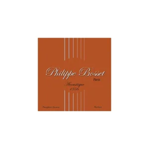 Philippe Bosset ACP1356Jeu de cordes Folk Phosphore Bronze Philippe Bosset Medium 13-56 Usine Directe