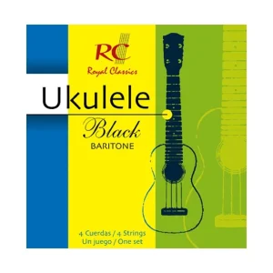 Nouvel Arrivage RC Strings UBB80Jeu de 4 cordes Ukulele Black Baryton