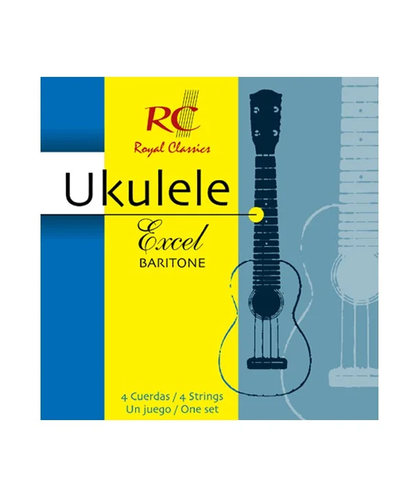 RC Strings UXB90Jeu de 4 cordes Ukulele Excel Baryton Marque
