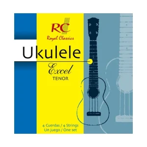 RC Strings UXT90Jeu de 4 cordes Ukulele Excel Tenor Authentique