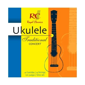 RC Strings UKC40Jeu de 4 cordes Ukulele Traditional Concert Satisfait Ou Remboursé