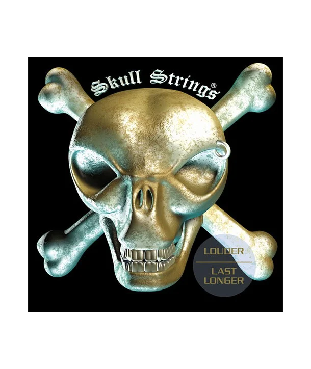 Vente Directe Skull Strings SKUB4XTJeu de cordes Bass-Line 65-135 filé rond