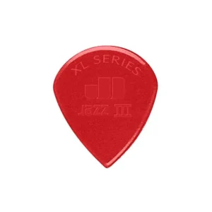 Dunlop 47RXLNLot de 6 médiators Nylon Jazz III XL Rouge 1,38mm pointu Pas Cher