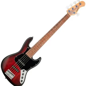 Sadowsky MetroLine 21-Fret Vintage J/J Bass Alder (5-String, Germany, Morado) - burgundy blackburst transparent satin Nouveauté