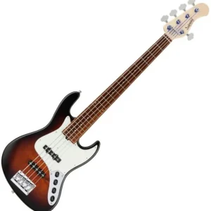 Authentique Sadowsky MetroLine 21-Fret Vintage J/J Bass Alder (5-String, Germany, Morado) - almond sunburst transparent satin
