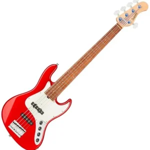 Top Vente Sadowsky MetroLine 21-Fret Vintage J/J Bass Alder (5-String, Germany, Morado) - candy apple red metallic