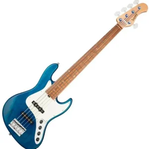 Sadowsky MetroLine 21-Fret Vintage J/J Bass Alder (5-String, Germany, Morado) - ocean blue transparent satin Réduction