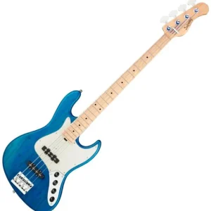 Affaire À Saisir Sadowsky MetroLine 21-Fret Vintage J/J Bass Ash (4-String, Germany, MN) - ocean blue transparent satin