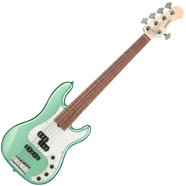 Seulement Aujourd'hui Sadowsky Metroline 21-Fret Hybrid P/J Bass Alder (5-String, Germany, MOR) - sage green metallic satin