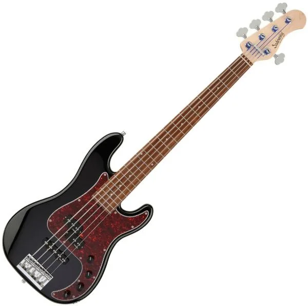 Offre Spéciale Sadowsky Metroline 21-Fret Hybrid P/J Bass Alder (5-String, Germany, MOR) - solid black high polish