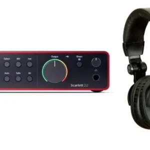 Focusrite SCARLETT 2i2 G4 + X-HP1 Expédition Rapide