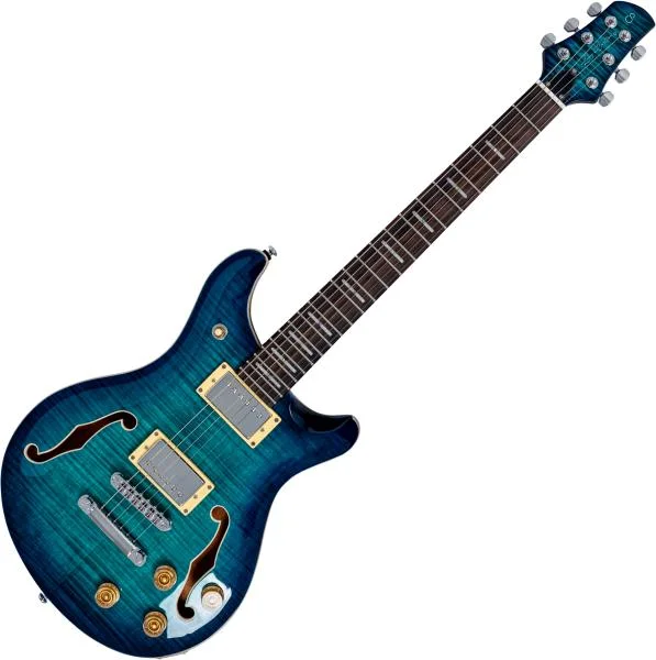 Sire Larry Carlton Q7 Hollow - transparent blue Usine Directe