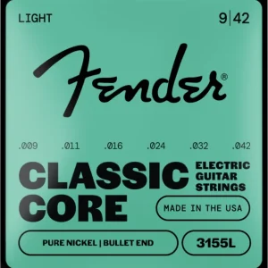 Produit De Marque Fender GUIT. ELEC. 6C NCKL 3155L 9-42 BULLET