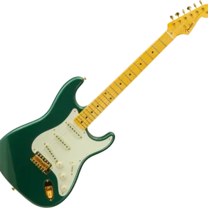 Meilleure Vente Fender Custom Shop Vintage Custom 1962 Stratocaster R145062 - time capsule sherwood green metallic
