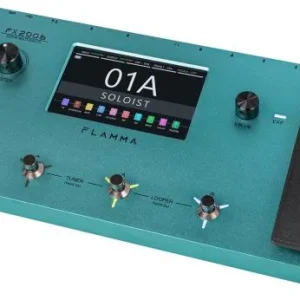 Réduction Flamma FX200 Guitar Multi Effects (Rechargeable Battery) - Nebula Green
