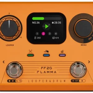 Flamma FF20 Looper & Drum Machine - Orange Dernière Chance